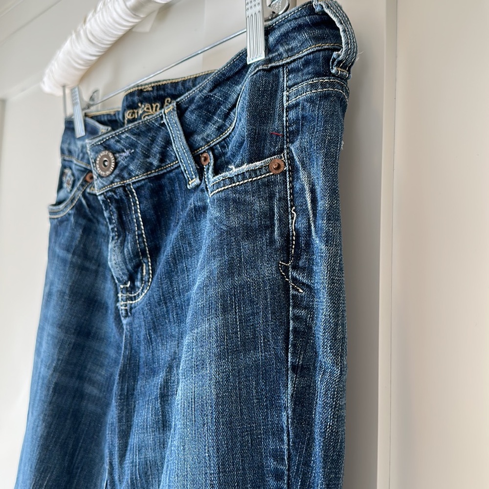 American Eagle | Women’s Blue Denim Jeans Size 8 Long Flare
